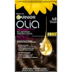 Garnier Olia Big Kit Permanent-Haarfarbe Farbton 4.0 Dark Brown .