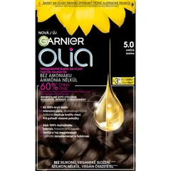 Garnier Olia Big Kit Permanent-Haarfarbe Farbton 5.0 Brown .