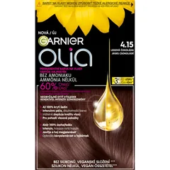 Garnier Olia Big Kit Permanent-Haarfarbe Farbton 4.15 Iced Chocolate .