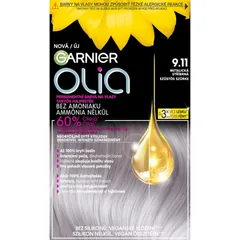 Garnier Olia Big Kit Permanent-Haarfarbe Farbton 9.11 Silver Smoke .