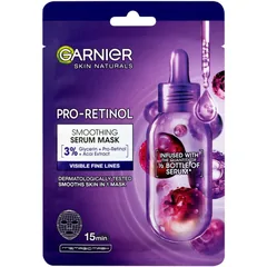 Garnier Textil Masks Pro-Retinol glättende Stoffmaske mit Retinol