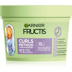 Garnier Fructis Curls Method feuchtigkeitsspendende Maske für die Haare für welliges und lockiges Haar