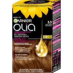 Garnier Olia Big Kit Permanent-Haarfarbe Farbton 5.3 Golden Brown .