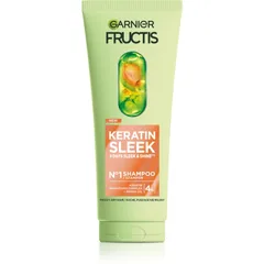 Garnier Fructis Keratin Sleek Shampoo mit Keratin für glänzendes und geschmeidiges Haar