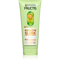 Garnier Fructis Keratin Sleek Conditioner für trockenes und sprödes Haar