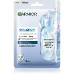 Garnier Hyaluron Glass Skin Feuchtigkeitsspendende Tuchmaske mit Hyaluronsäure