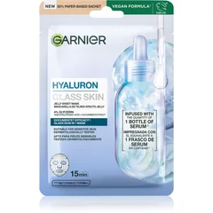 Garnier Hyaluron Glass Skin Feuchtigkeitsspendende Tuchmaske