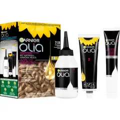 Garnier Olia Big Kit Permanent-Haarfarbe Farbton 7.13 Beige Dark Blond .
