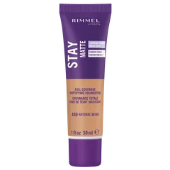 Rimmel London Stay Matte Liquid Mousse Foundation - Natural Beige
