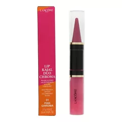 Lancome Lancôme Lip Kajal Duo Chroma 01 Pink Chroma High Precision Lipstick Illuminating Gloss