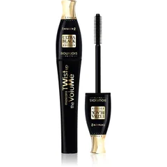 Bourjois Twist Up The Volume Mascara für Volumen mit 2 in 1 Bürste Farbton Ultra Black