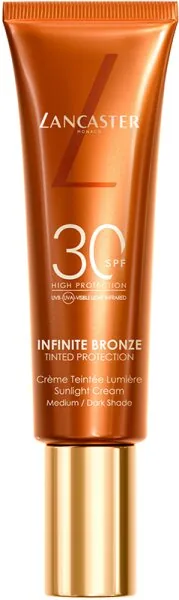 Lancaster Infinite Bronze Tinted Protection Sunlight Cream LSF30 2 Medium-Dark