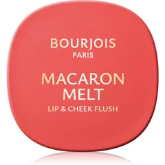 Bourjois Macaron Melt Lip & Cheek Flush Puder-Rouge 2 in 1 Farbton 03 Peach Tatin