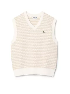 Lacoste Pullunder creme | L