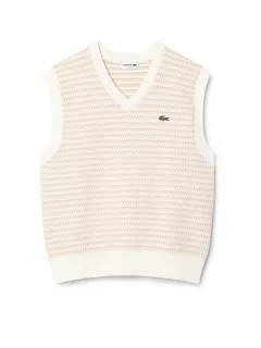 Lacoste Pullunder creme | XL
