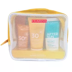 Clarins Summer Essentials Travel Kit Face SPF 50+ + Body SPF 30 + After Sun