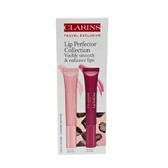 Clarins Lip Perfector Collection Duo 01 Rose Shimmer + 08 Plum Shimmer