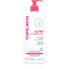 Topicrem UH BODY Ultra-Moisturizing Body Milk Feuchtigkeitsspendende Bodymilk mit Tiefenwirkung für trockene und empfindliche Haut