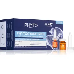 Phyto Phytocyane Anti-Hair Loss Treatment For Men Pflege zur Förderung des Haarwachstums und gegen Haarausfall 12x