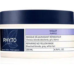 Phyto Violet Repairing No Yellow Mask Regenerierende Maske für blondes und meliertes Haar