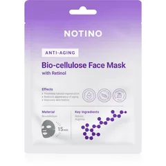 Notino Anti-Aging Bio-Cellulose Face Mask with Retinol Anti-Falten-Tuchmaske