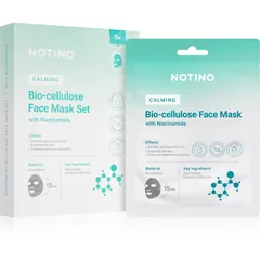 Notino Calming Bio-Cellulose Face Mask with Niacinamide Tuchmasken-Set mit beruhigender Wirkung