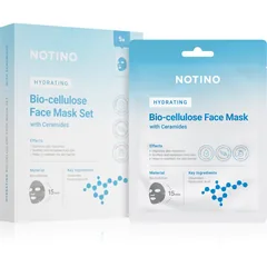 Notino Hydrating Bio-Cellulose Face Mask with Ceramides Tuchmasken-Set mit feuchtigkeitsspendender Wirkung