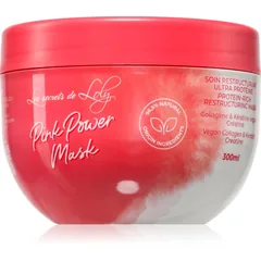 Les Secrets De Loly Pink Power Mask erneuernde Maske für welliges und lockiges Haar