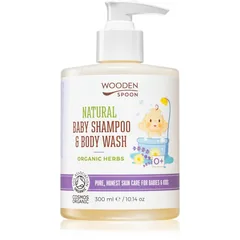 WoodenSpoon Natural Shampoo und Duschgel für Kinder mit Lavendelduft