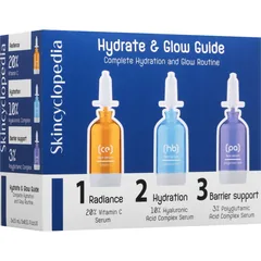 Skincyclopedia Hydrate & Glow Guide Set zur intensiven Feuchtigkeitspflege der Haut