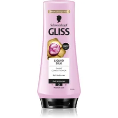 Schwarzkopf Gliss Liquid Silk regenerierender Balsam für mehr Glanz und Festigkeit der Haare