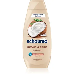 Schwarzkopf Schauma Repair & Care Shampoo für trockenes und beschädigtes Haar mit Kokos