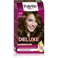 Schwarzkopf Palette Deluxe Permanent-Haarfarbe Farbton 5-5 Golden Gloss Caramel