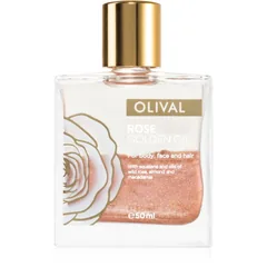 Olival Rose Gold Glitzer-ÖlGlitzer-Öl für Gesicht, Körper und Haare