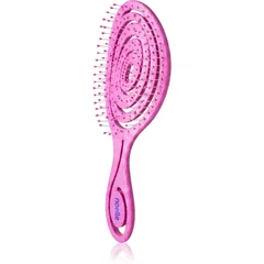 Noelle Hairbrush Flache Bürste Pink Spiral