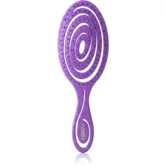 Noelle Hairbrush Flache Bürste Purple Spiral