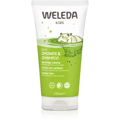 Weleda Kids Spritzige Limette Duschcreme und -shampoo für Kinder 2 in 1