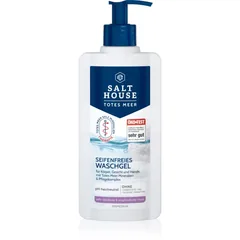 Salt House Dead Sea Therapy Soap-free Washing Gel seifenfreies Reinigungsgel für Körper, Gesicht und Hände mit Jojobaöl und Urea