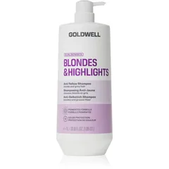 Goldwell Dualsenses Blondes & Highlights Anti-Yellow Shampoo Shampoo neutralisiert gelbe Verfärbungen