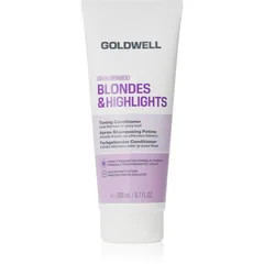 Goldwell Dualsenses Blondes & Highlights Toning Conditioner Tönungsconditioner mit lila Pigment