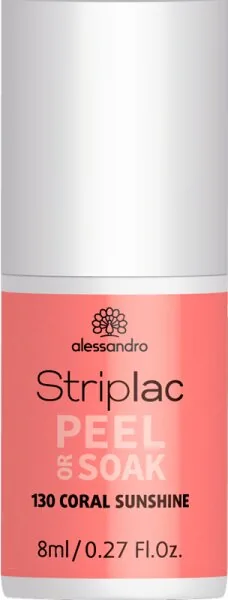 alessandro Striplac Peel or Soak 130 Coral Sunshine