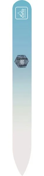 Erbe Glasfeile Soft-Touch Pastell Blau 90 x 3 mm mit Box