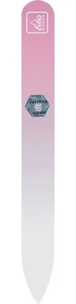 Erbe Glasfeile Soft-Touch Pastell Rosa 90 x 3 mm mit Box