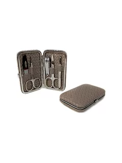 HAMMANN Ledermanikürset Taupe/ 5 teilig