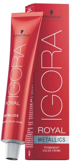 Schwarzkopf Professional Schwarzkopf Igora Metallics 6-28 Dunkelblond Asch Rot