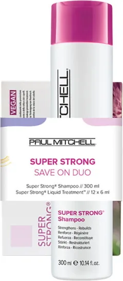 Paul Mitchell Save on Duo Super Strong - Shampoo + Haarlotion 6x