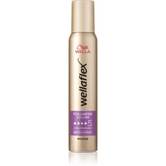 Wella Wellaflex Fullness Volume Schaumfestiger mit extra starker Fixierung für feines Haar