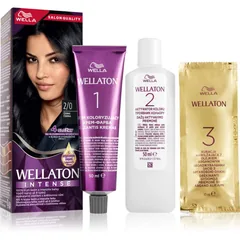 Wella Wellaton Intense Permanent-Haarfarbe mit Arganöl Farbton 2/0 Black