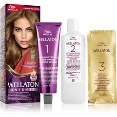 Wella Wellaton Intense Permanent-Haarfarbe mit Arganöl Farbton 7/0 Medium Blonde