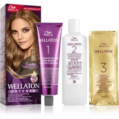 Wella Wellaton Intense Permanent-Haarfarbe mit Arganöl Farbton 7/3 Hazelnut